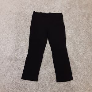 Hilary Radley Black Textured Stretch Women's Pant
